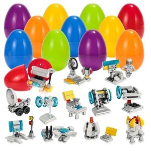 Set/12 stuffed Easter eggs